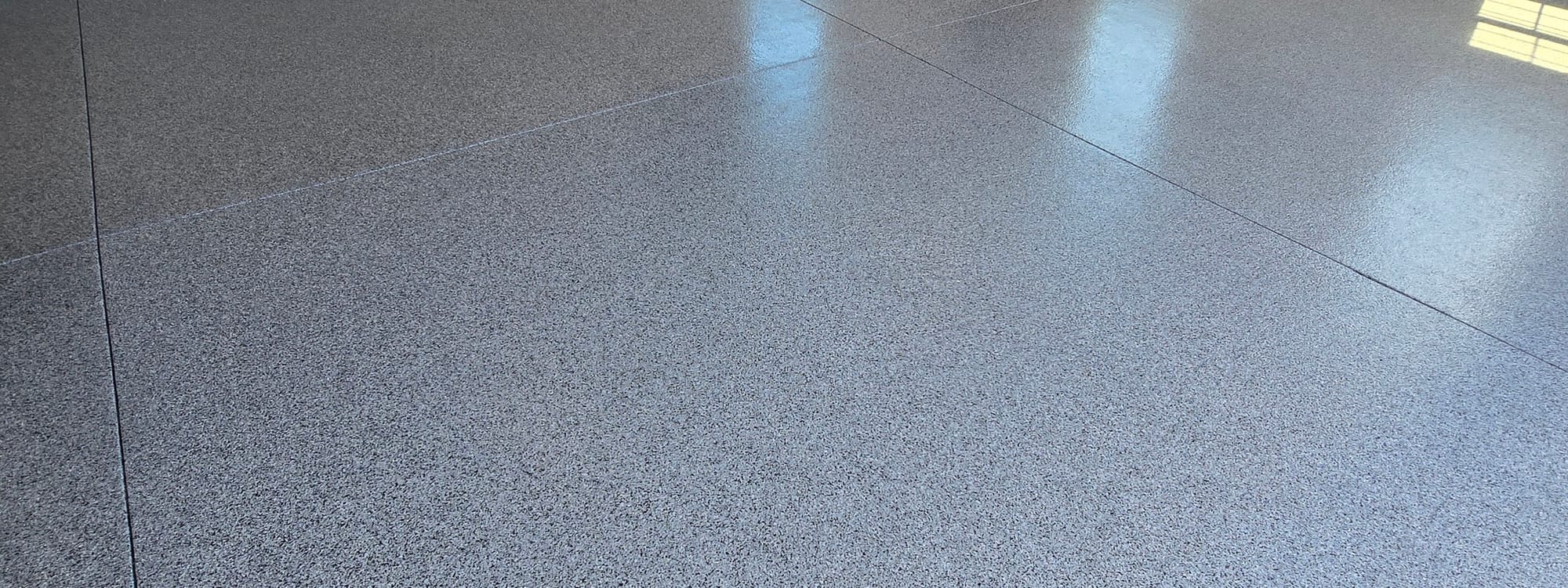 Epoxy Flake Flooring by All Out Coatings